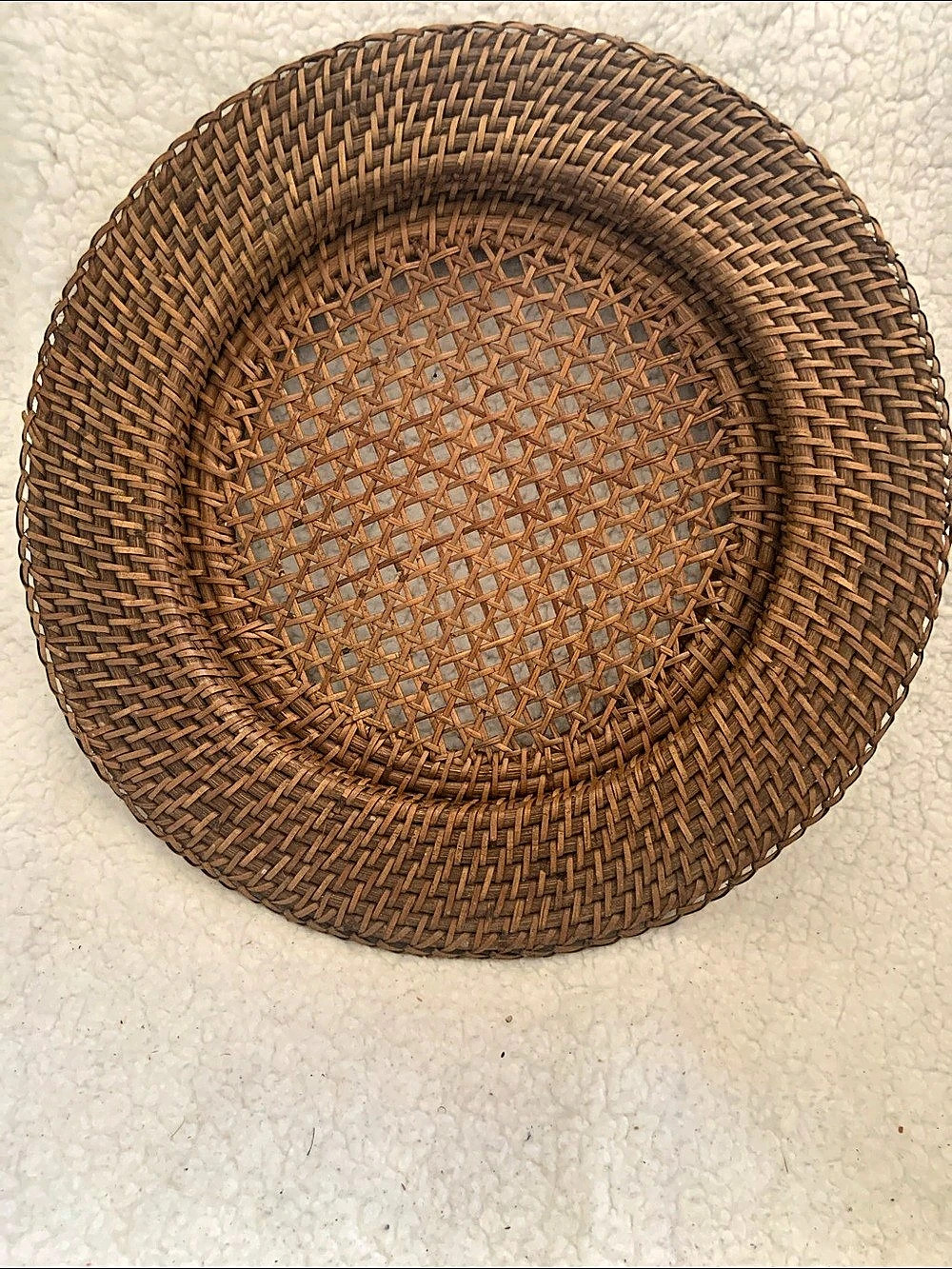 Woven Rattan Charger Plate